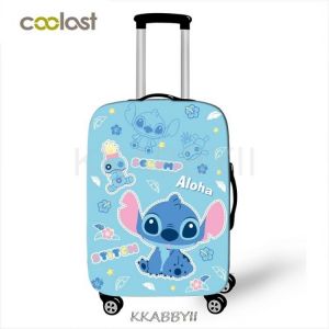 Disney Stitch Luggage Cover Elastic Suitcase Protective Cover For 18-32 Inch Trolley Baggage Case Bag Travel Accessories - Luggage