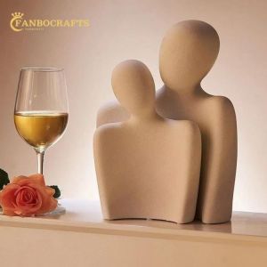 Statue Decoration Home Accessories Resin Abstract Sculpture Modern Couple Sculpture Model Office Desk Decor Figurines For Living -
