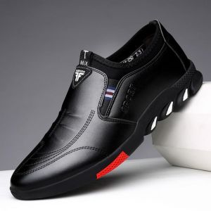 עור נעלי גברים של עור אביב 2021 חדש גברים של עסקים מקרית רך עם סוליות החלקה לנשימה כל-התאמה הנעלה